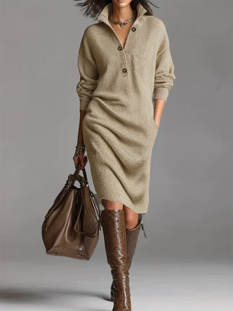 Claudia | Soft Knitted Sweater Dress