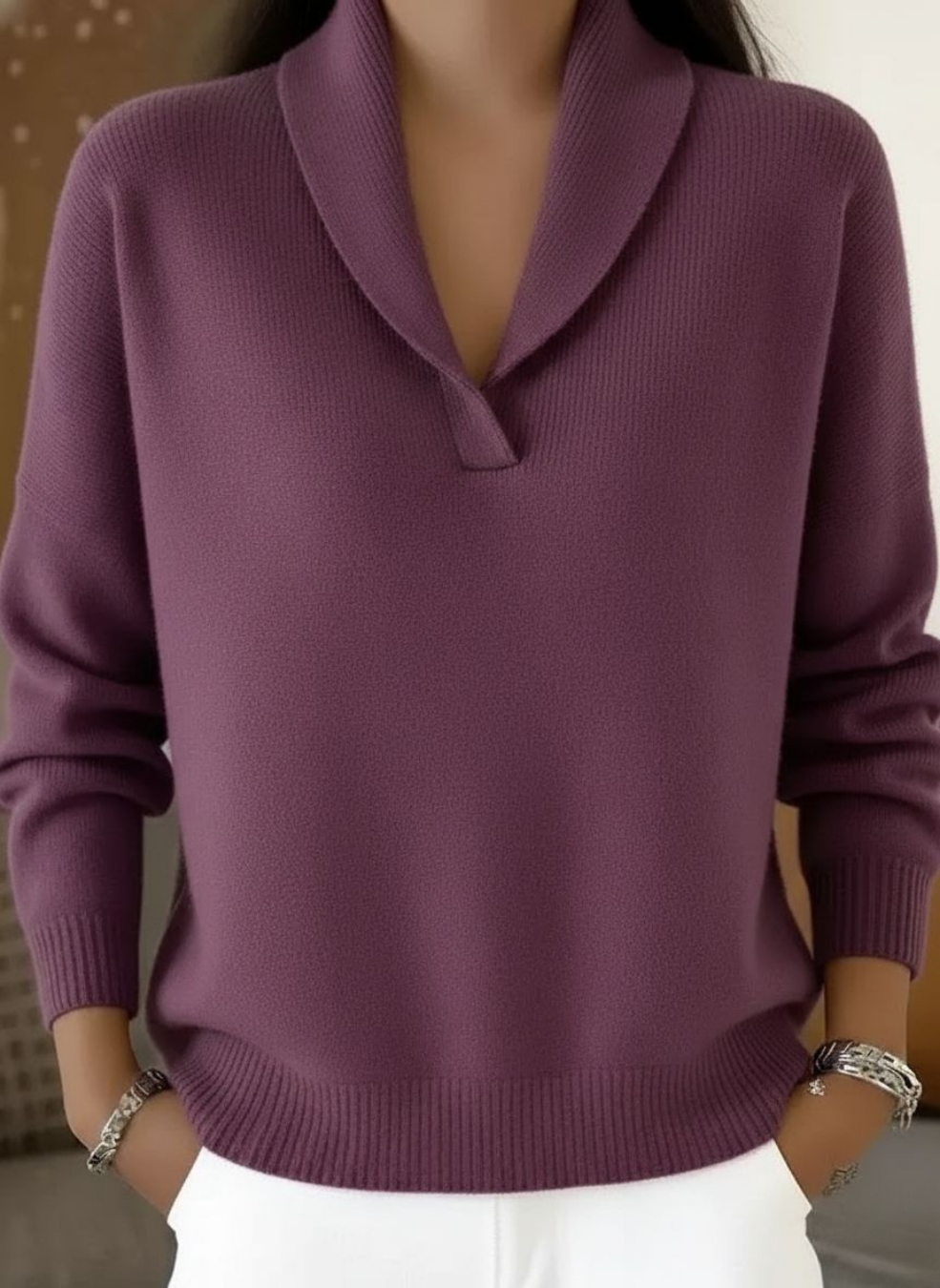 Antonine™ | Maglione a collo a V