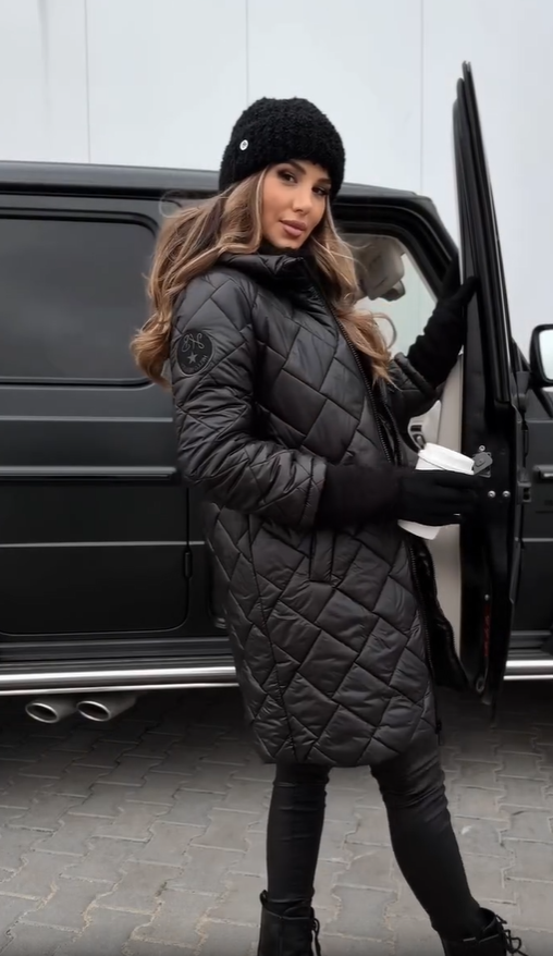 Bogna | Elegant Quilted Puffer Jacket with Hood