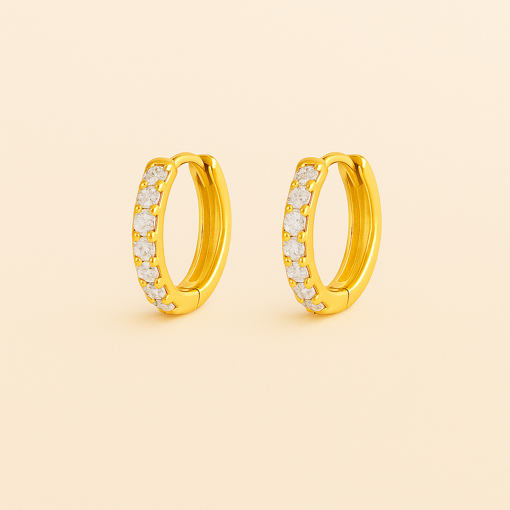 Alexandria Elegant Gold Earrings