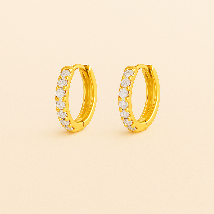 Alexandria Elegant Gold Earrings