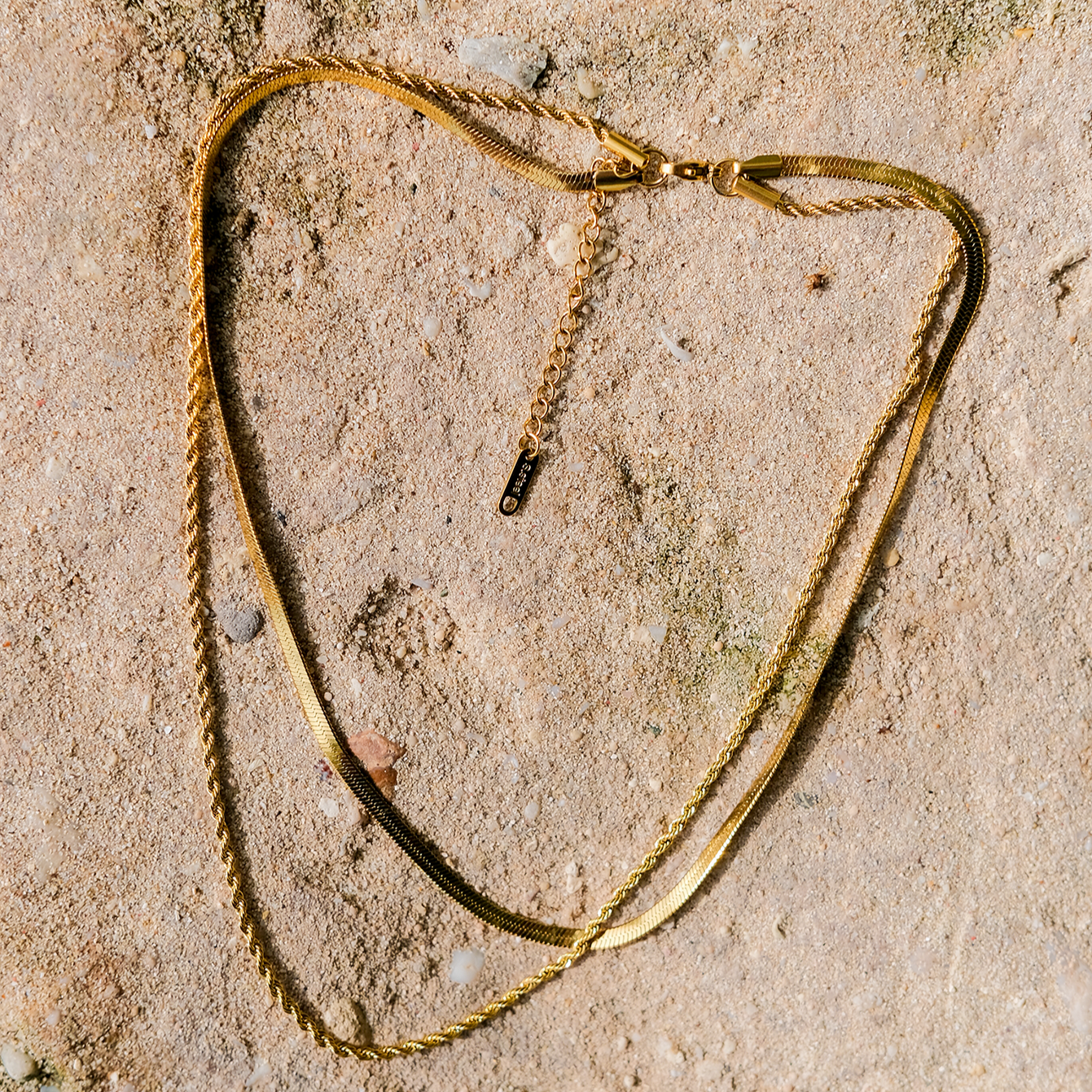 HAILEY Multi-Layered Gold Necklace