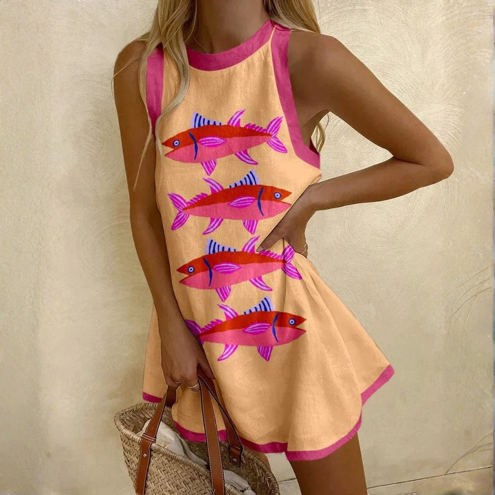 BRUNELLA | MINI ABITO IN LINO