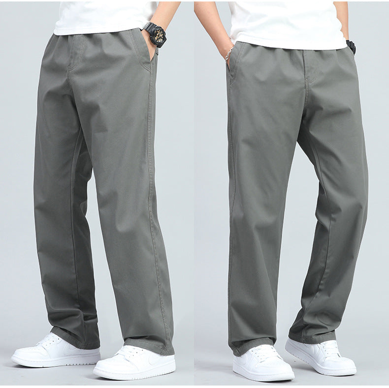 MEN'S WIDE COTTON PANTS