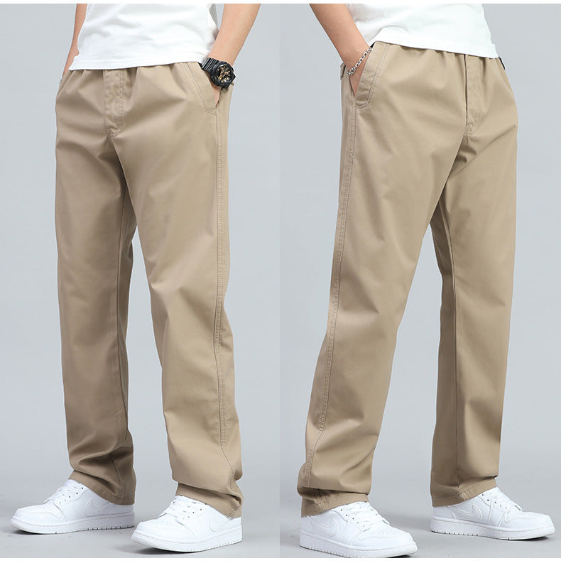 MEN'S WIDE COTTON PANTS