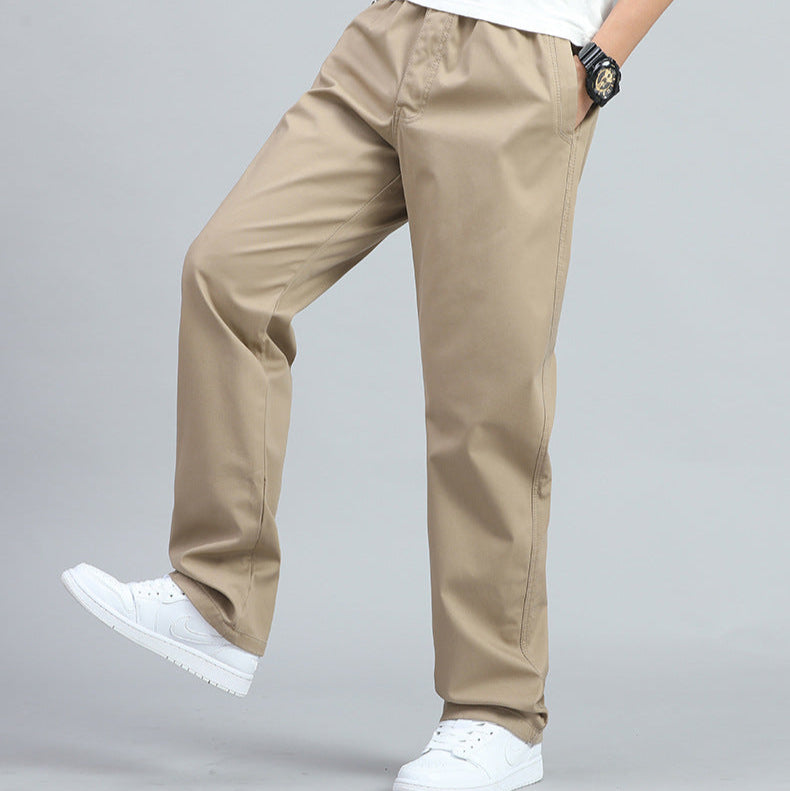 MEN'S WIDE COTTON PANTS