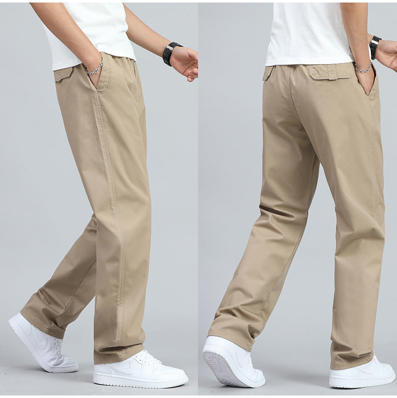 MEN'S WIDE COTTON PANTS