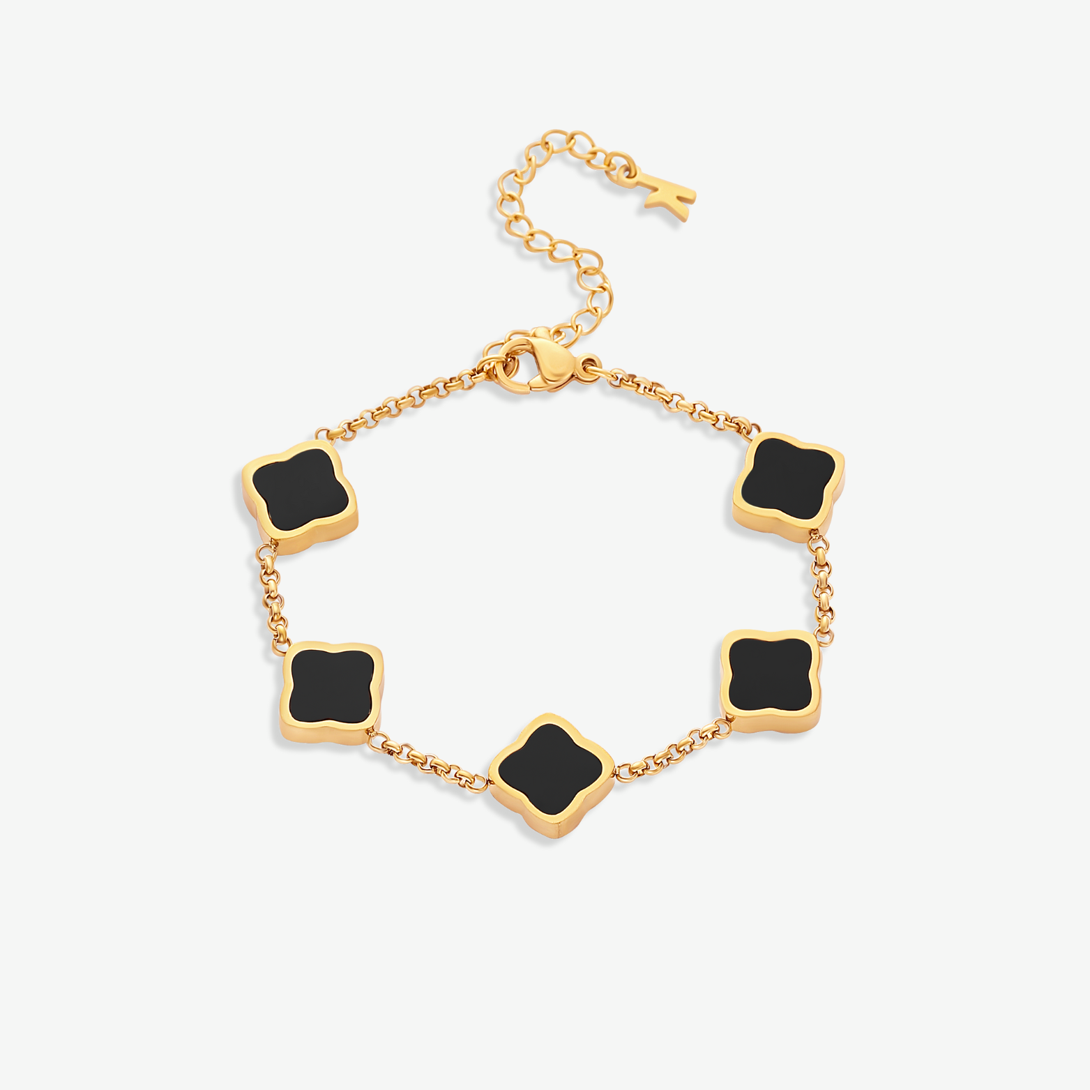 Gold Clover Bracelet