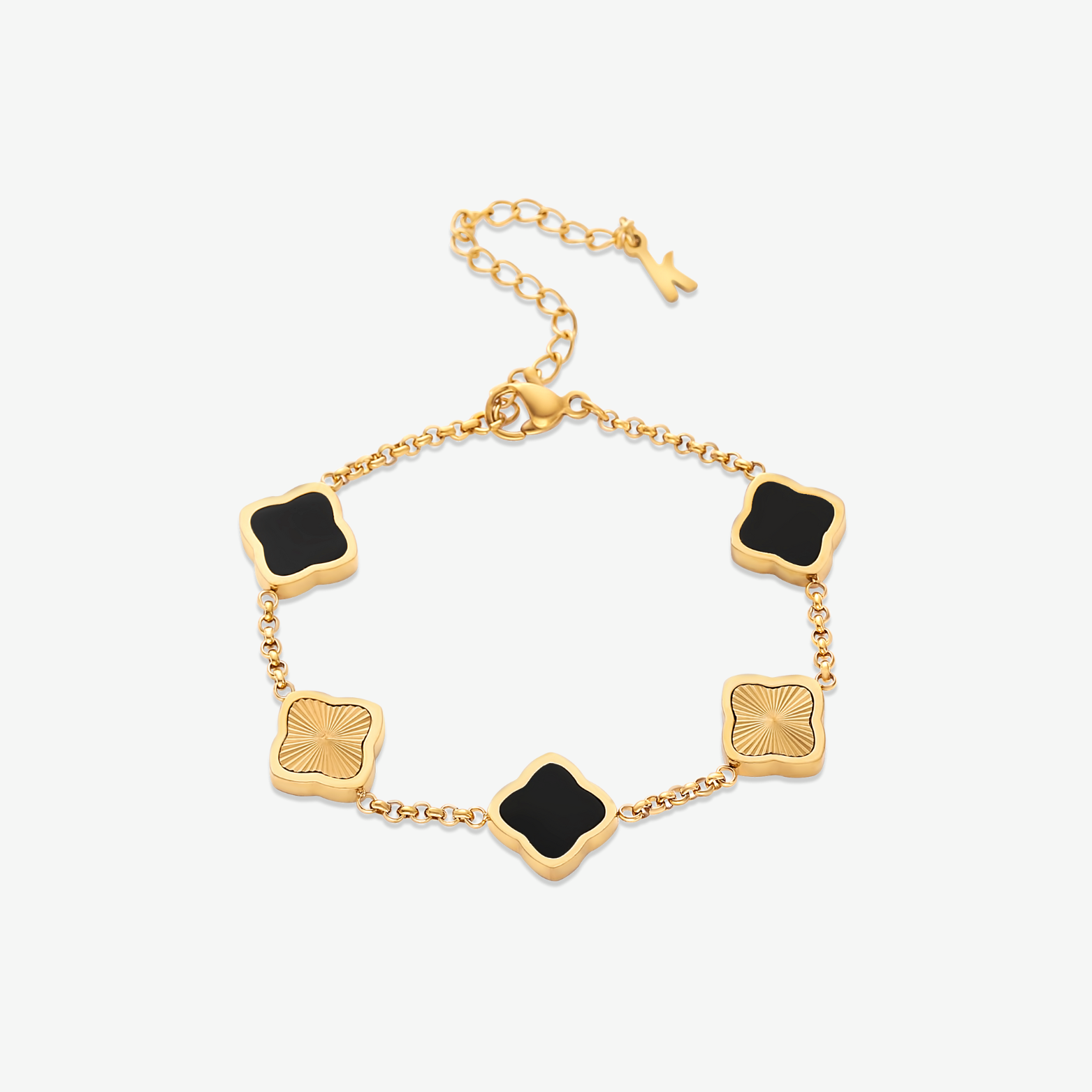 Gold Clover Bracelet