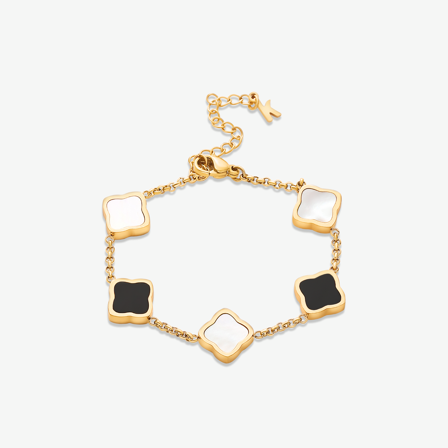 Gold Clover Bracelet