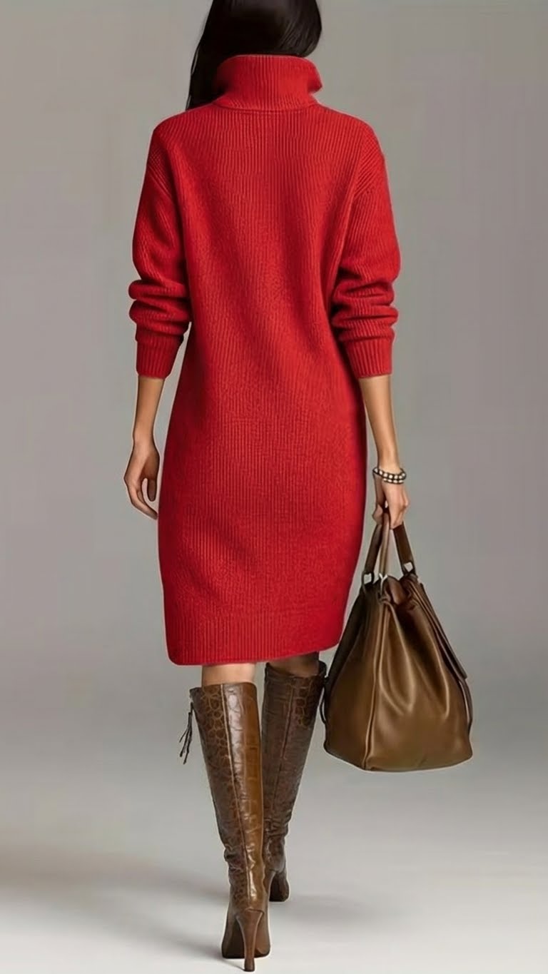 Claudia | Soft Knitted Sweater Dress