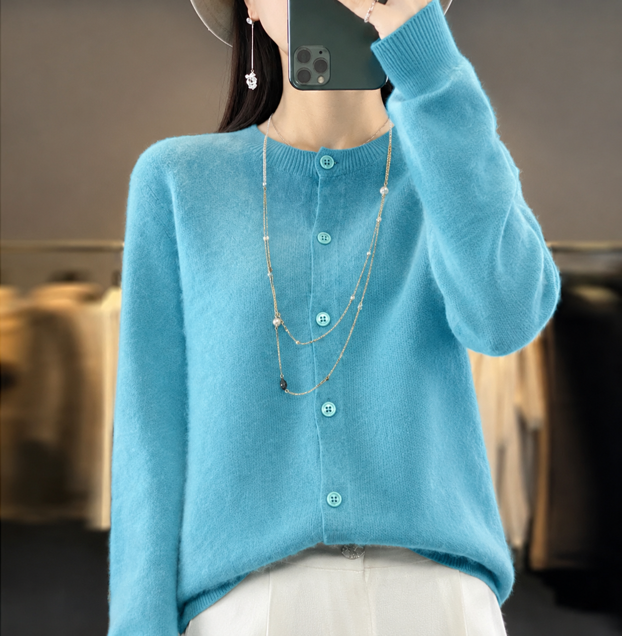Vera | Cardigan con Bottoni