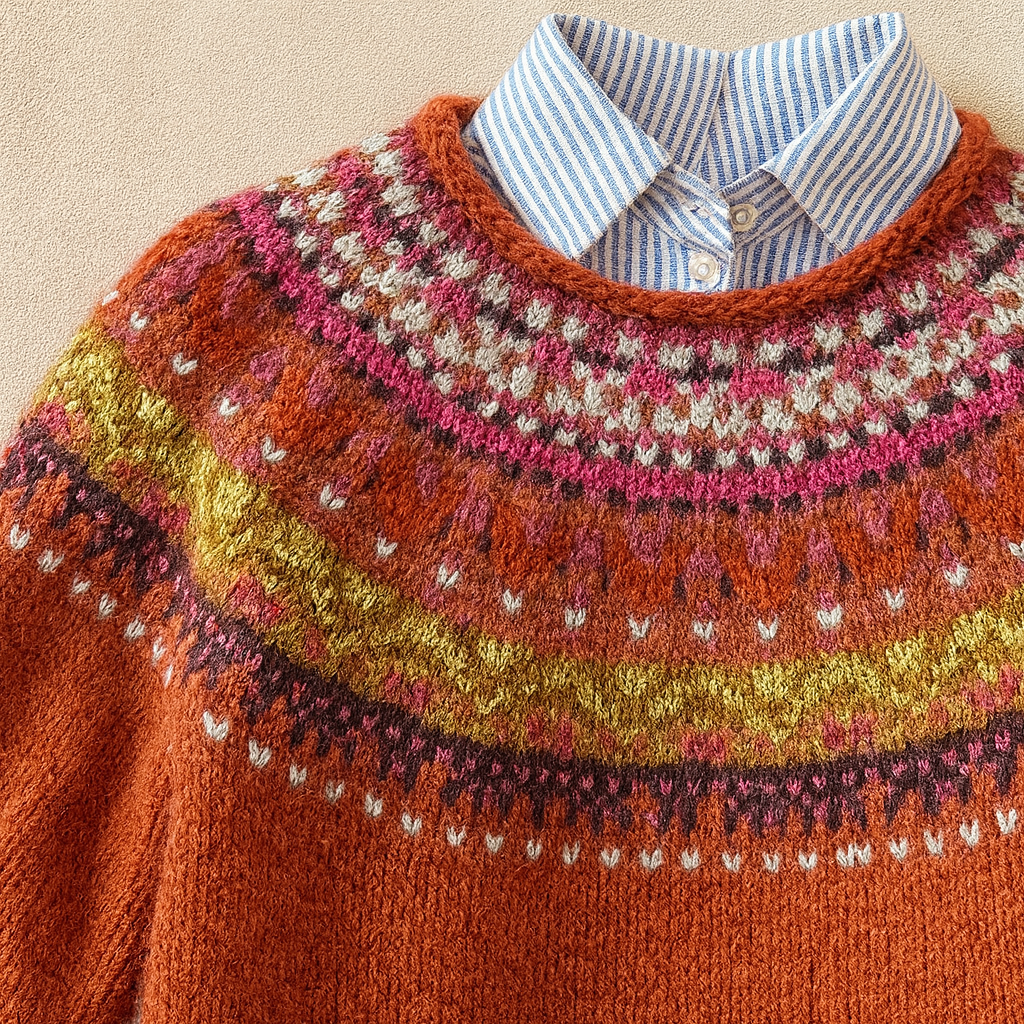 LIMONA | CHIC VINTAGE KNIT SWEATER