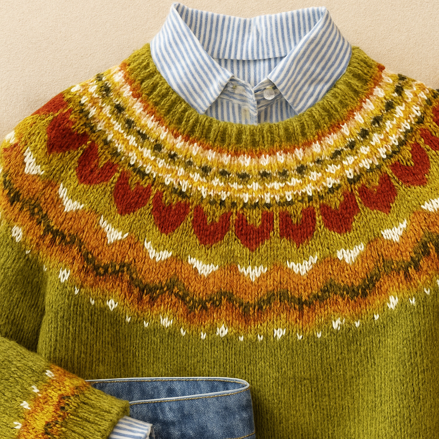 LARDENT | CLASSIC VINTAGE KNIT SWEATER
