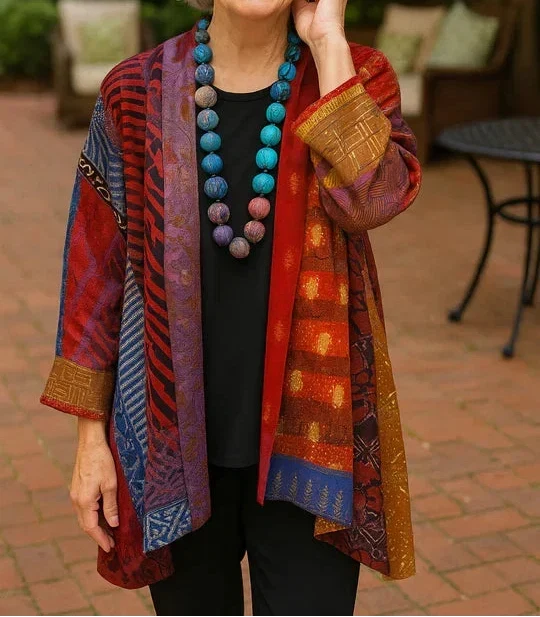 Kelly | Cardigan Elegante con Drappeggio