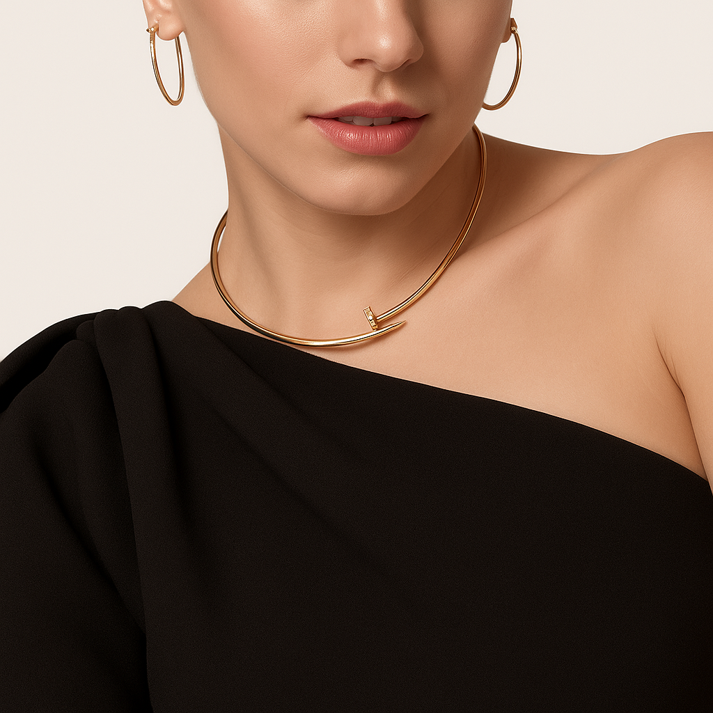 Zircon-Embellished SPIJKER Necklace