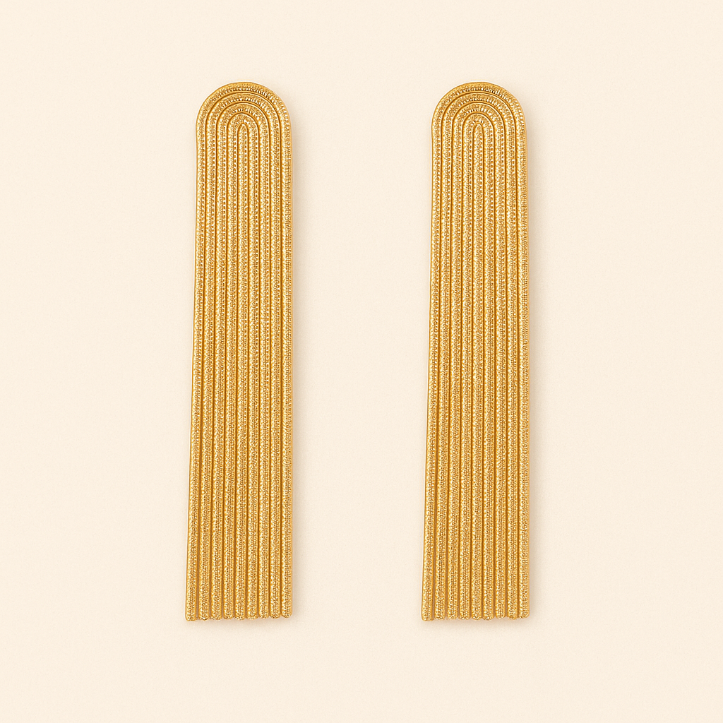 LYRA Golden Fringe Earrings