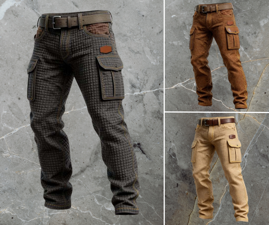 REINFORCED CARGO PANTS FOR MEN