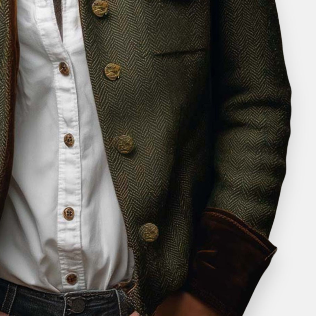 LEONORA | HERRINGBONE TWEED JACKET