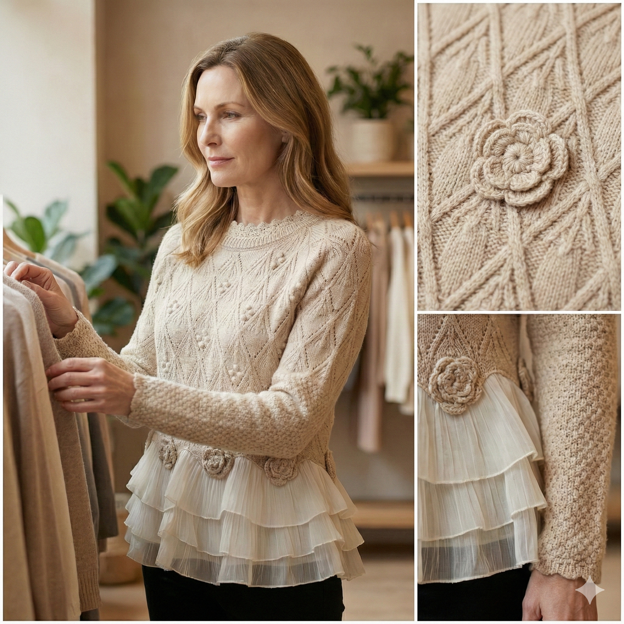 Lucy™ | Textured Pullover