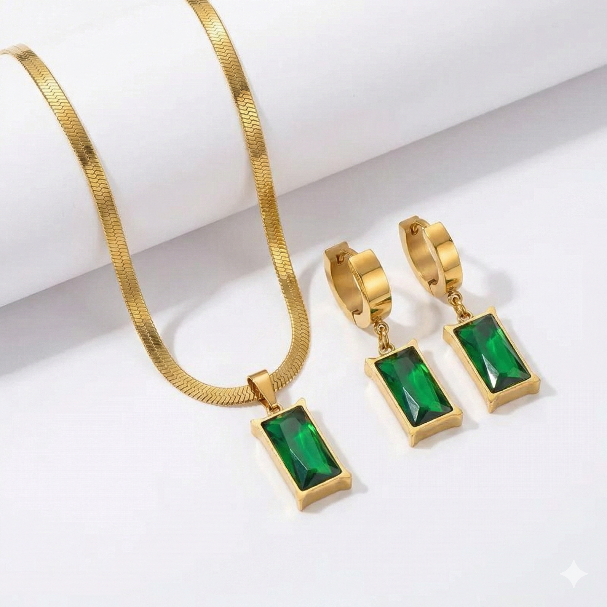 Iselotte Verdain Jewellery Set | Gold