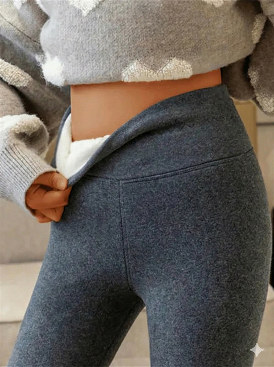 Fleece-Lined Winter Leggings - Ultra Soft & Warm