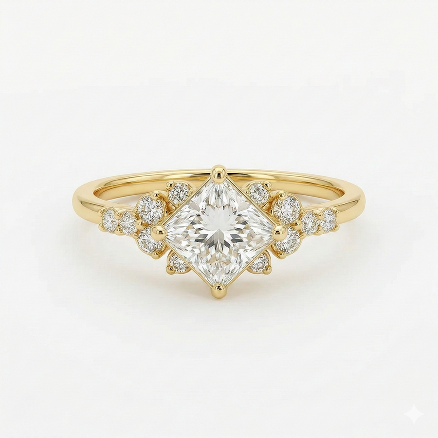 Karen - Elegant Delysian Queen Ring