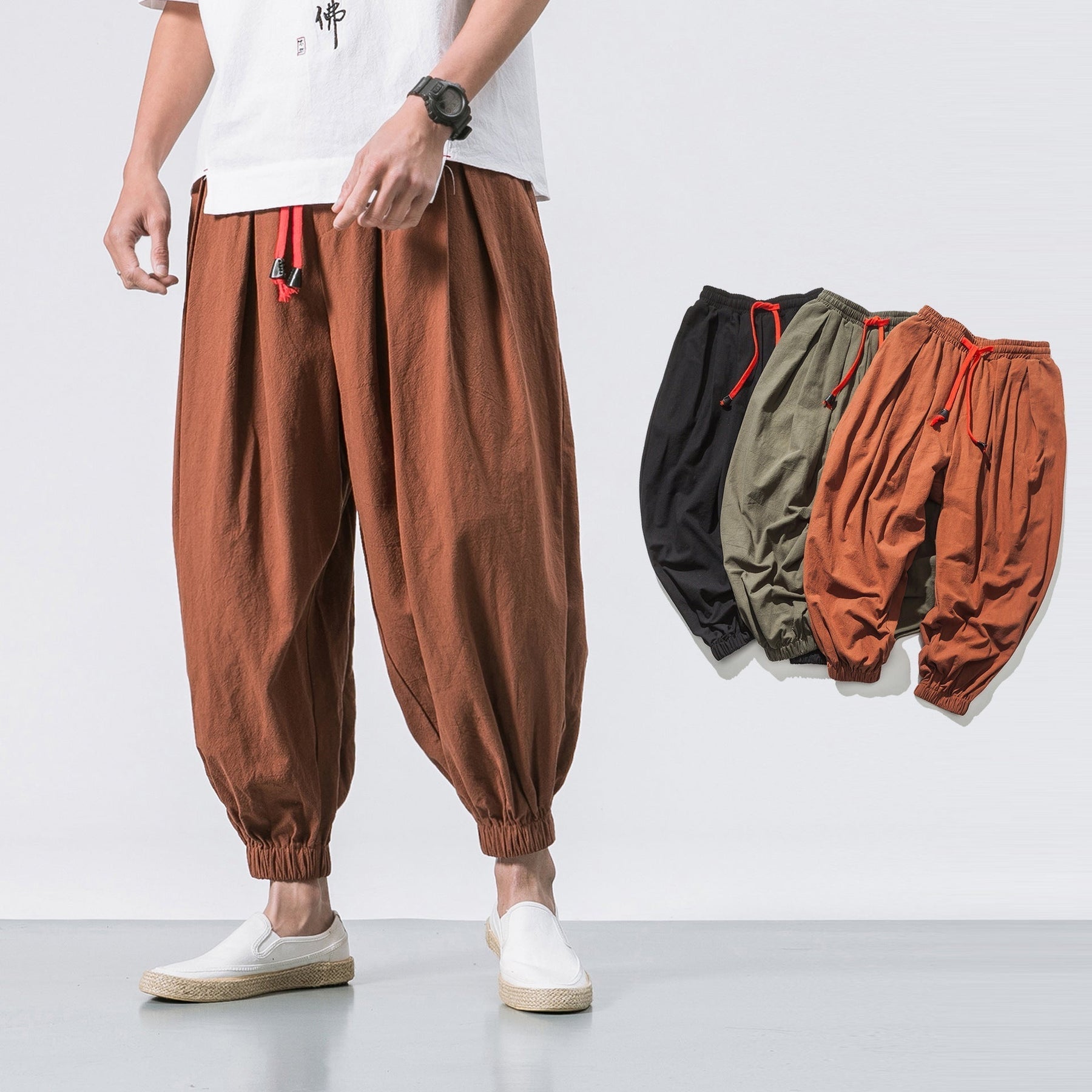 OVERSIZED COTTON PANTS