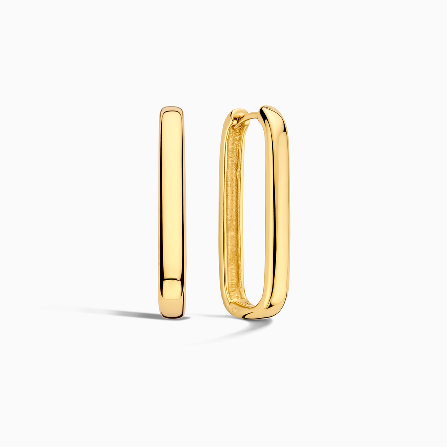 Large Icon Hoops | Gold