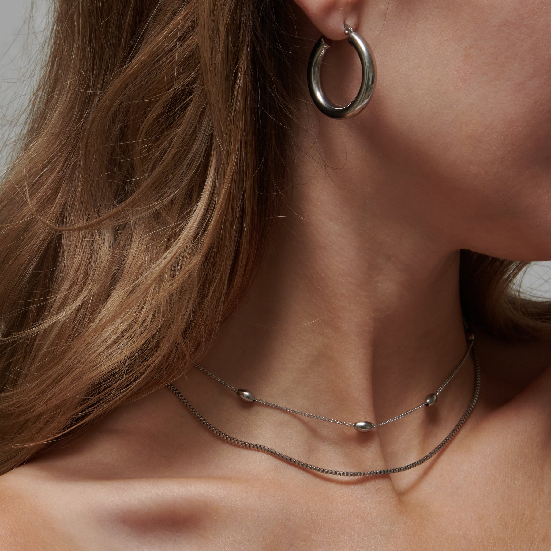 ALINA Golden Hoop Earrings