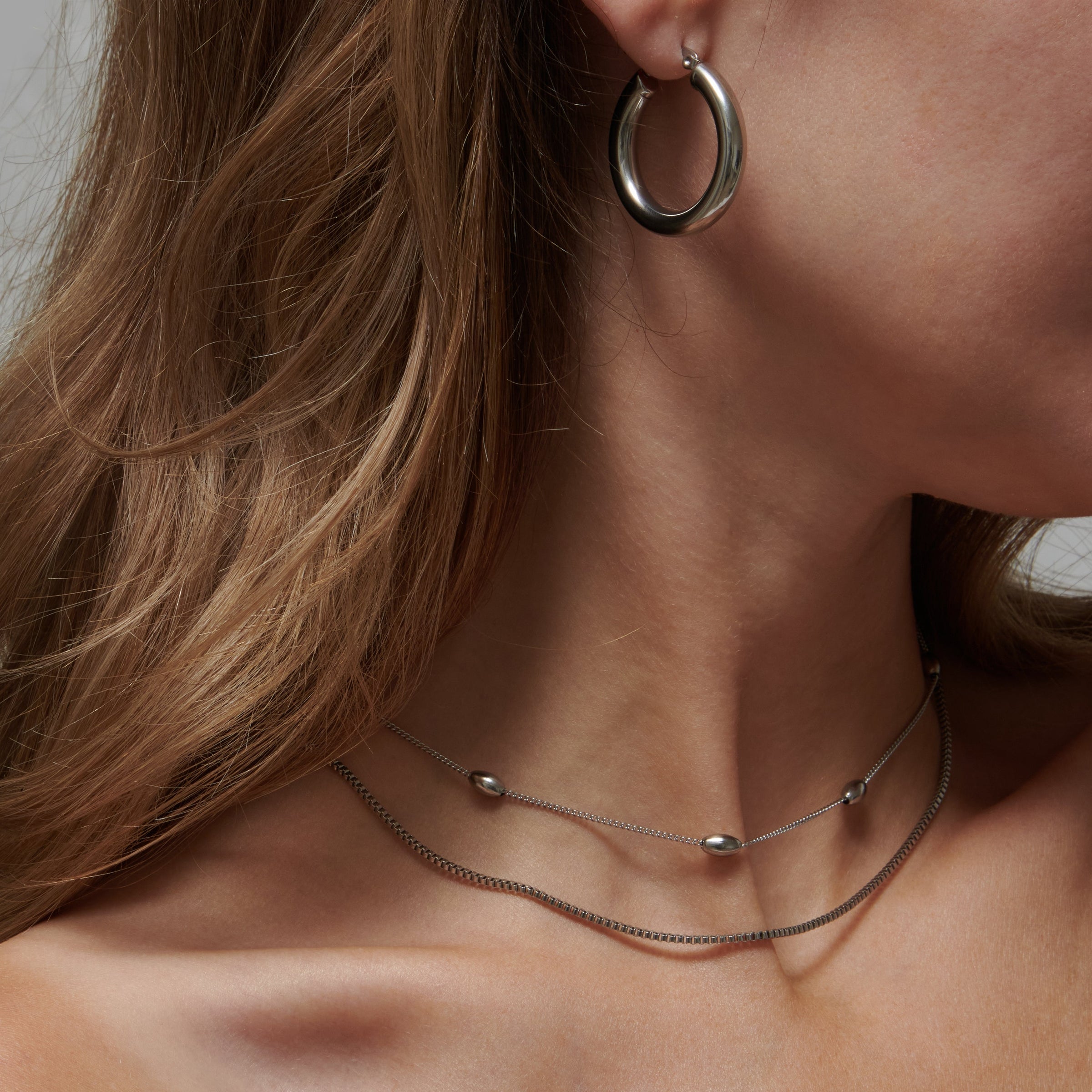 ALINA Golden Hoop Earrings