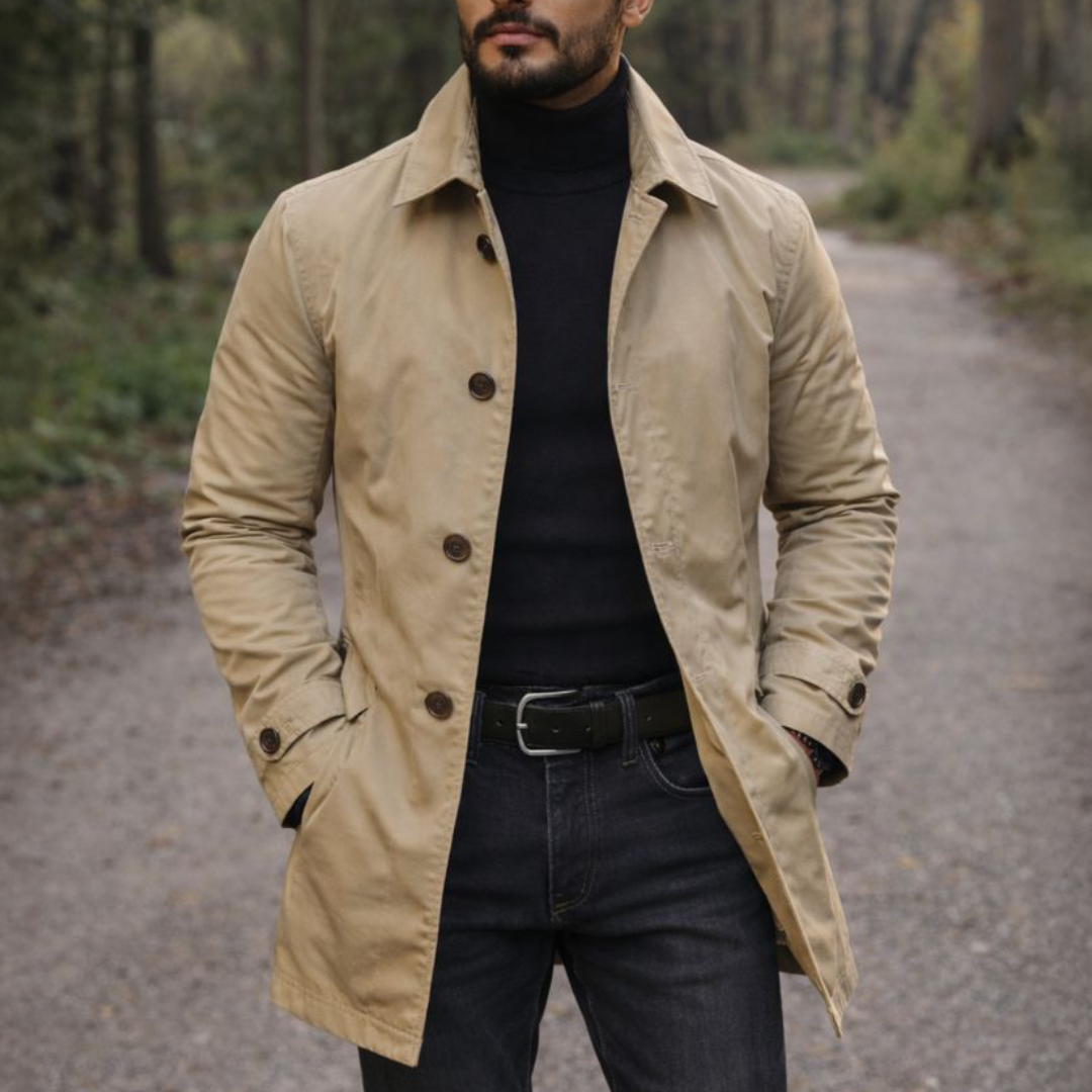CHARLES WEATHERPROOF COAT | RELIABLE WARMTH FOR UNPREDICTABLE DAYS