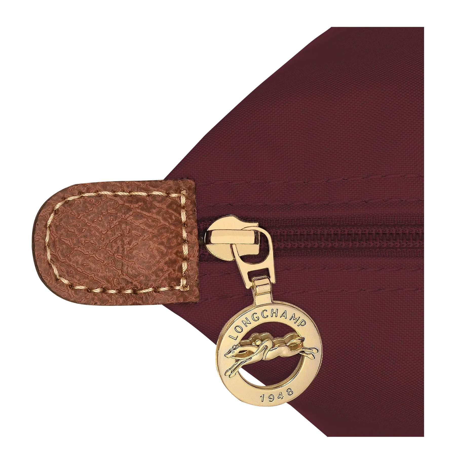 Large Pliage Tote, Burgundy