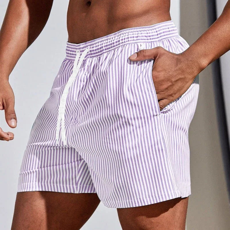 MATTEO | STRIPED SWIMSUIT