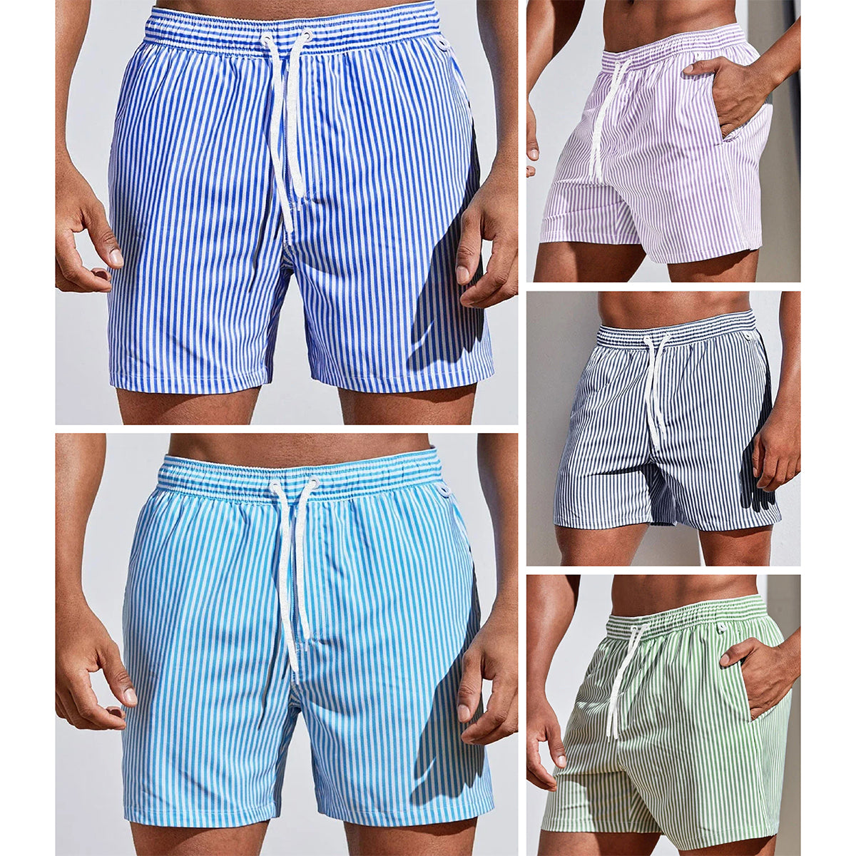 MATTEO | STRIPED SWIMSUIT