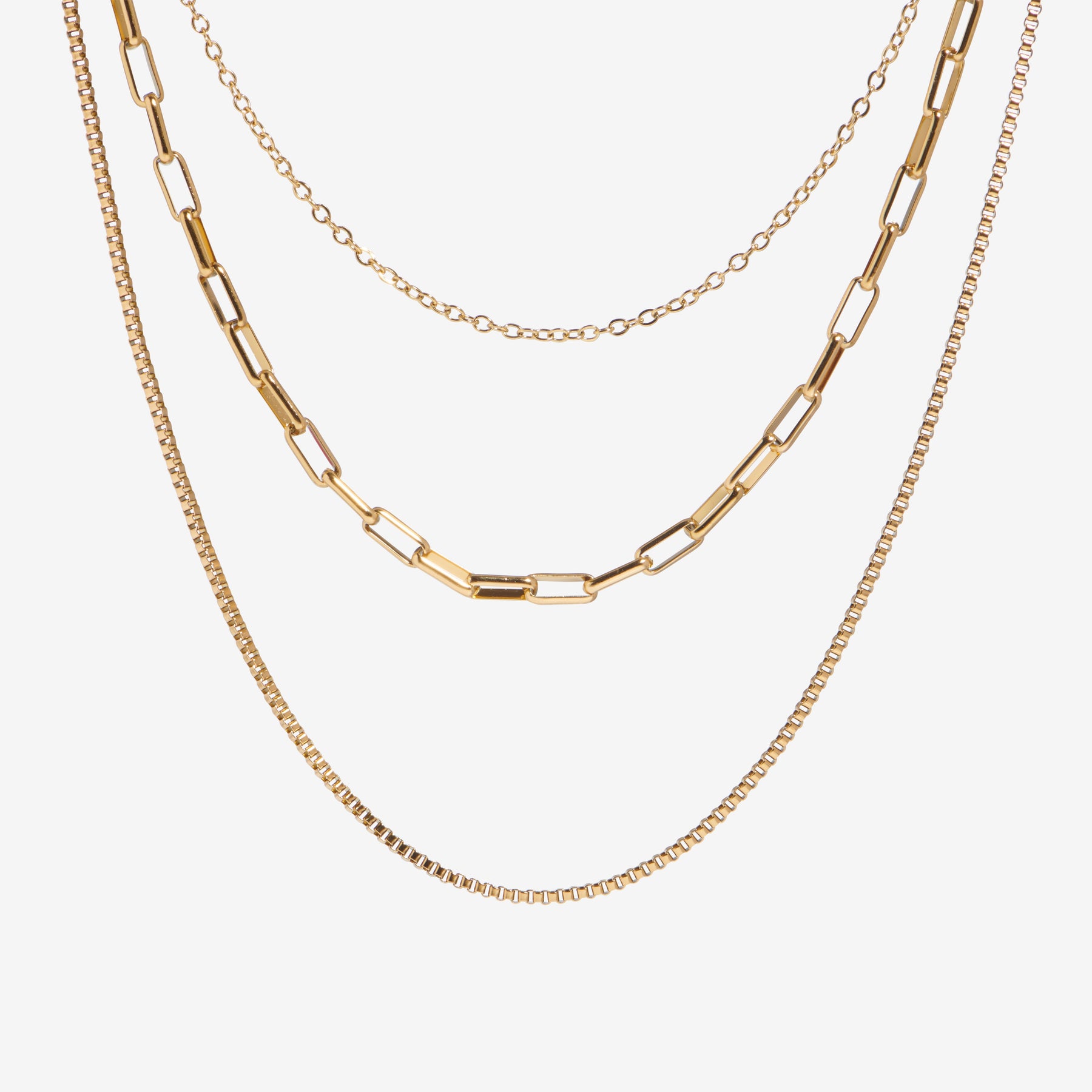 SOLARA Gold Multi-Layered Choker