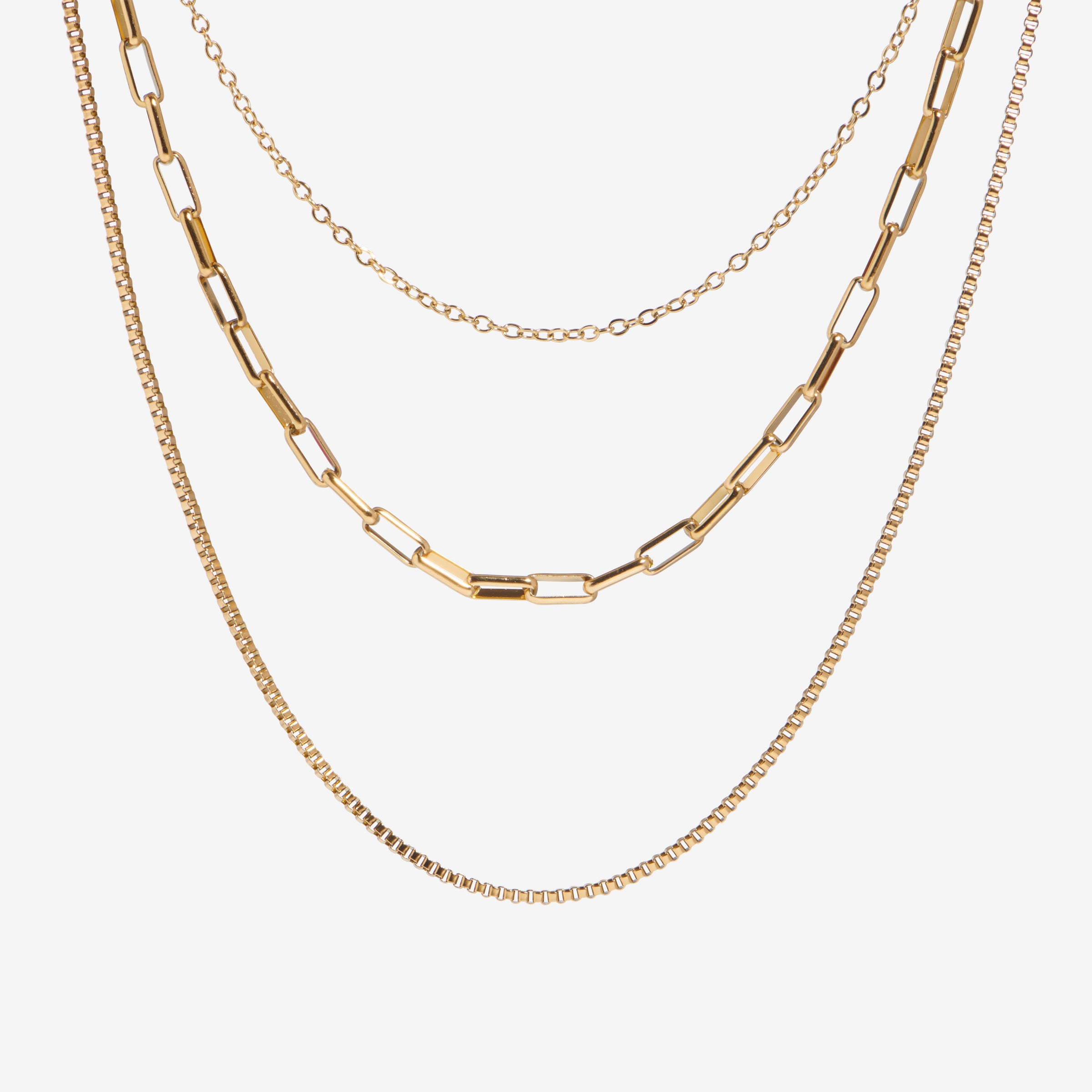 SOLARA Gold Multi-Layered Choker