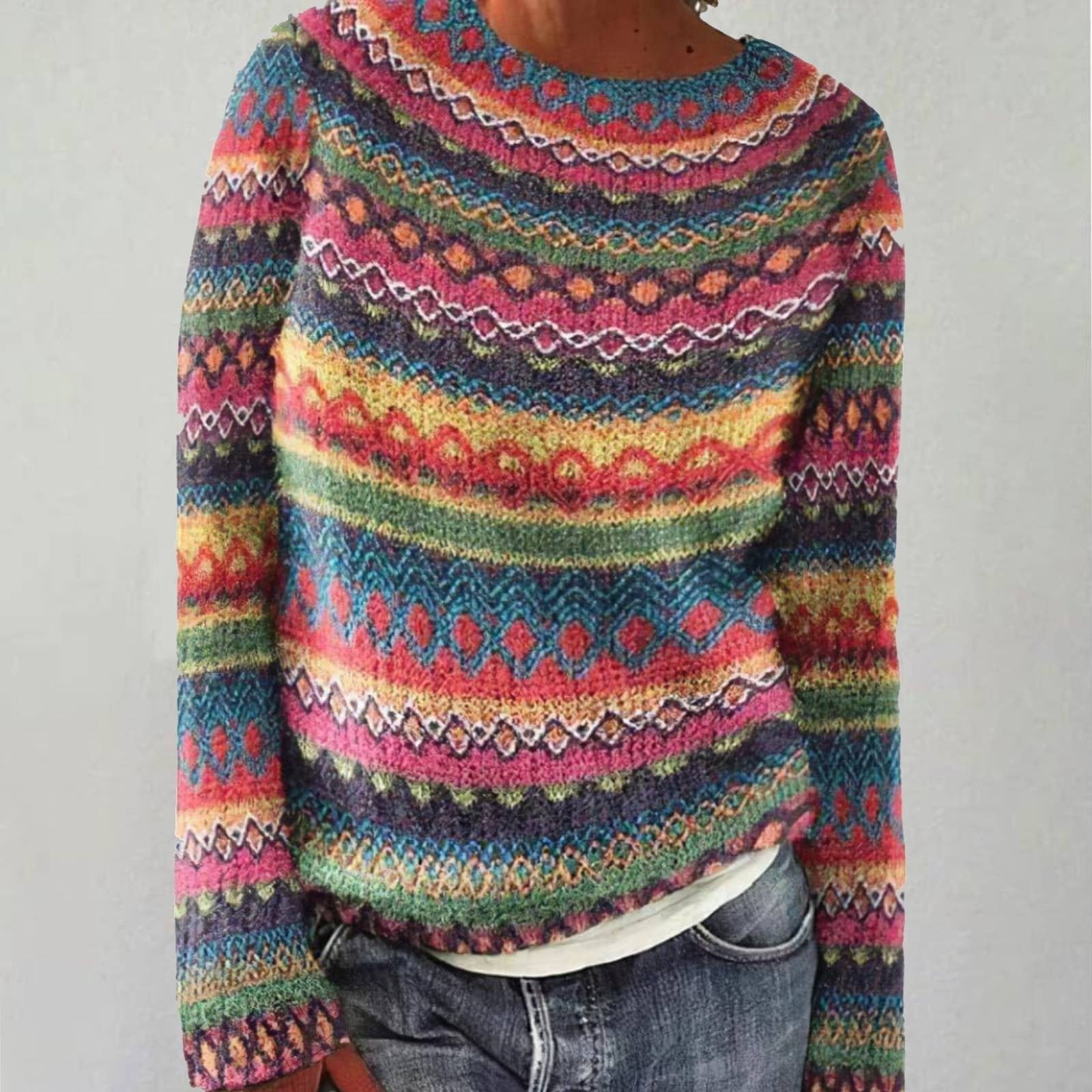 Emma™ - Comfortable Retro Sweater