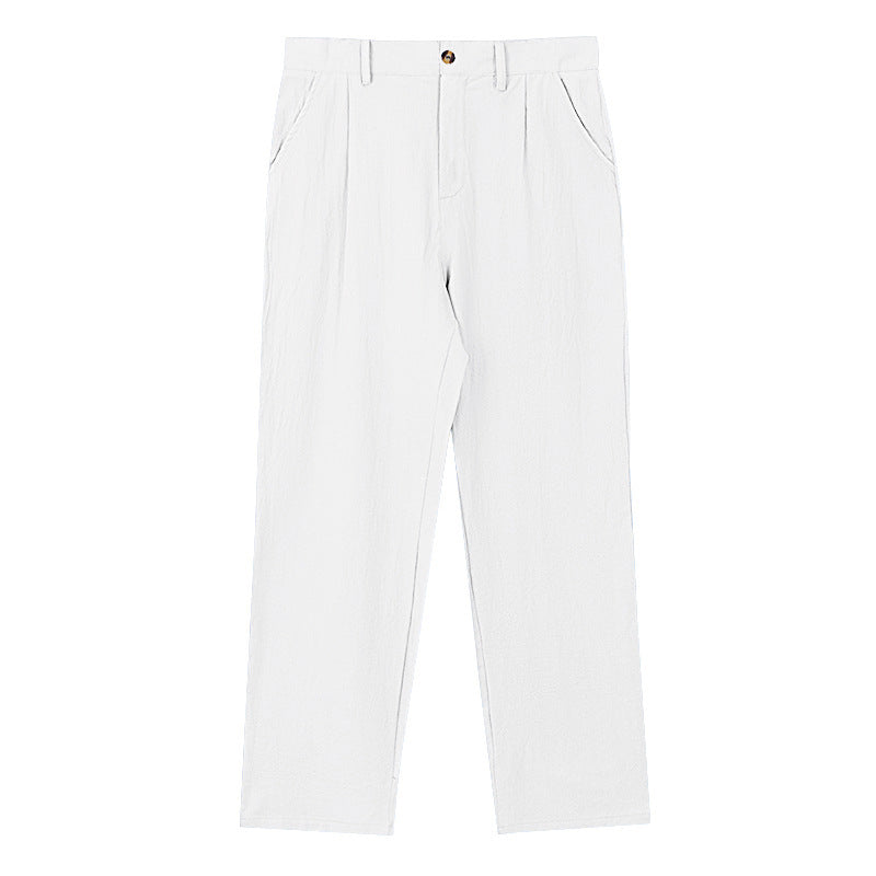 NICCOLÒ | WIDE-LEG LINEN PANTS