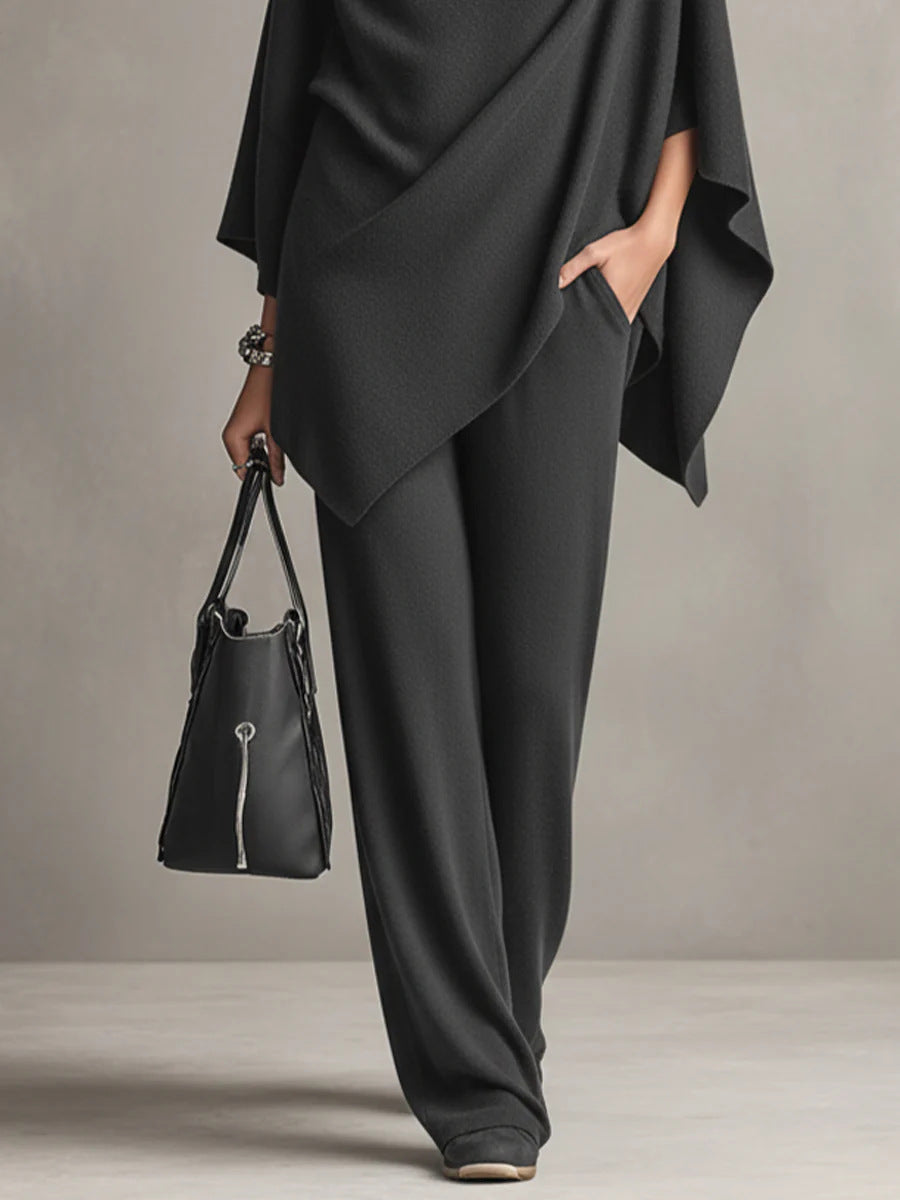 Seraphines™ | Elegant Drape Two-Piece Set