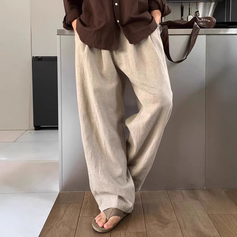 LOUIS | WIDE LEG LINEN PANTS