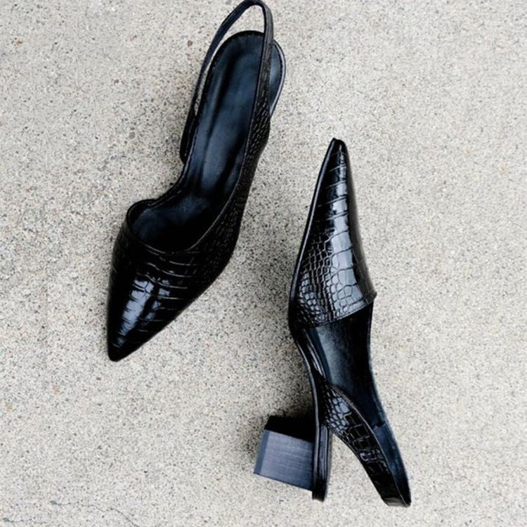 ALESSIA | SCARPE CON TACCO A PUNTA LARGA