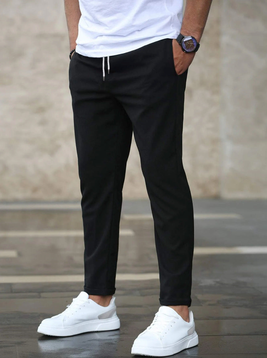 DAVID | PREMIUM LIGHTWEIGHT CASUAL PANTS WITH STRAIGHT LEG