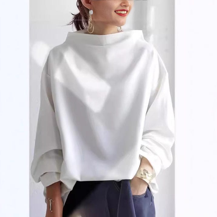 Margot | Top in maglia morbida con collo alto