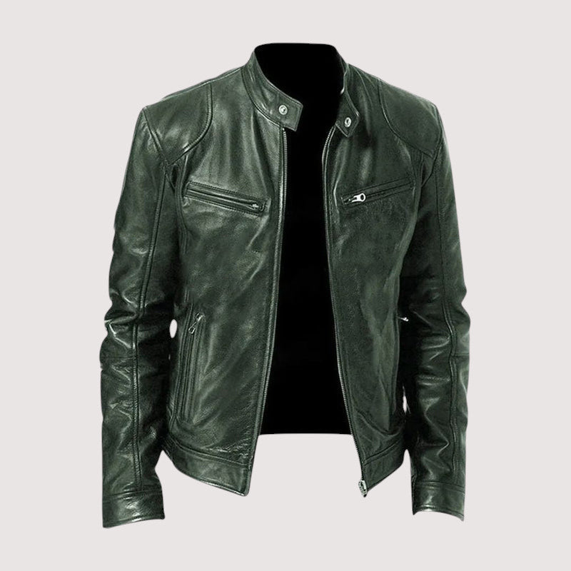 ELEGANT HIGH-END LEATHER JACKET FOR MEN