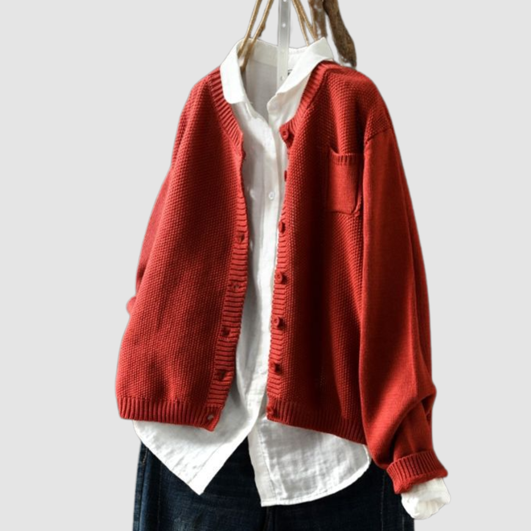 Berlinda™ Cardigan Accogliente in Maglia