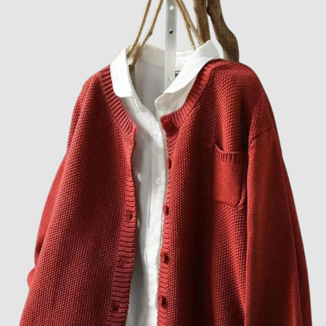 Berlinda™ Cardigan Accogliente in Maglia