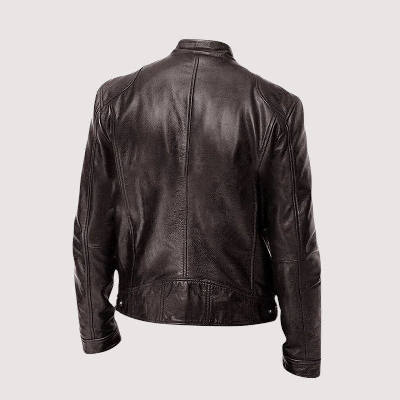ELEGANT HIGH-END LEATHER JACKET FOR MEN