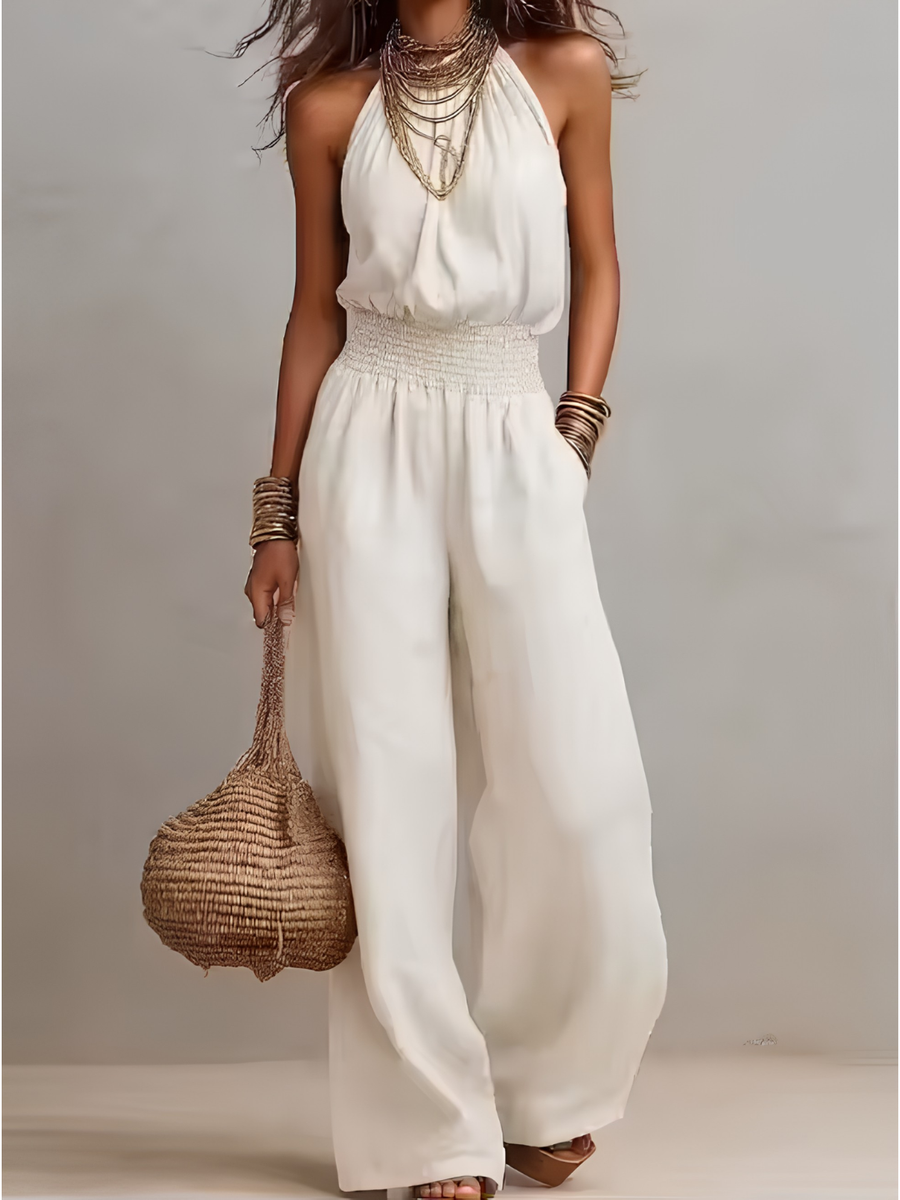 Valeria | Tuta Elegante con Scollo Halter