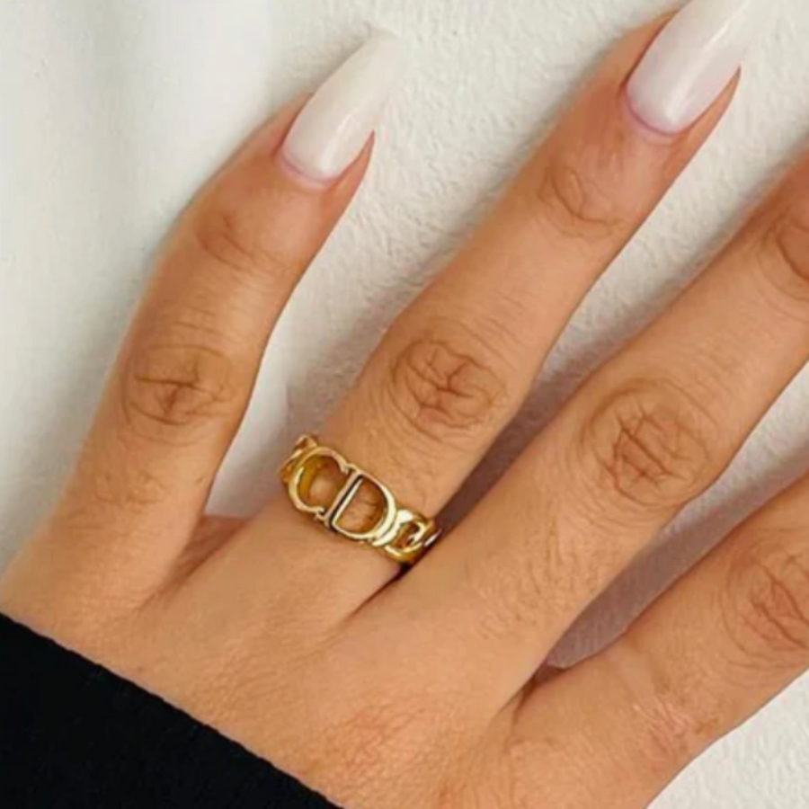 CD-Inspired Statement Ring